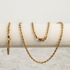 Cadena Leon Oro Laminado 18K (65cm/4mm)