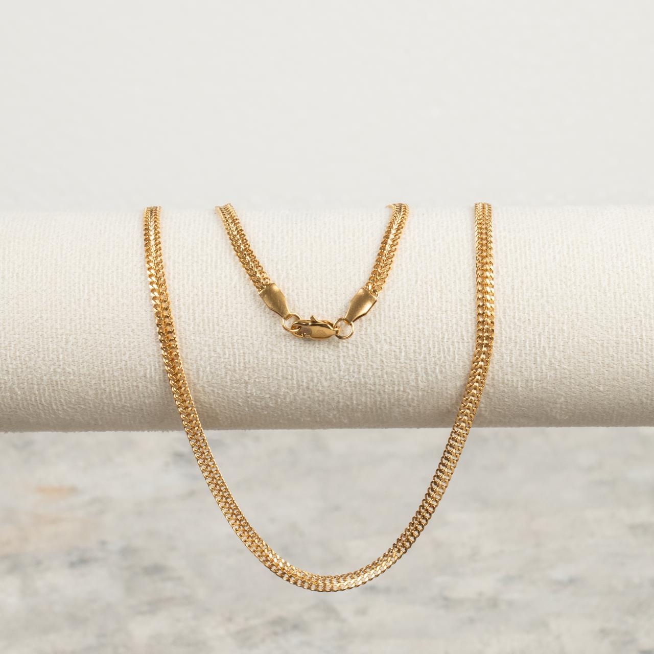 Cadena Roma Oro Laminado 18k (45cm/4mm)