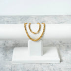 Cadena Rustica Oro Laminado 18K (45cm/4mm)