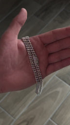 Pulso Cuban Ice  Slim (18cm x 6mm)